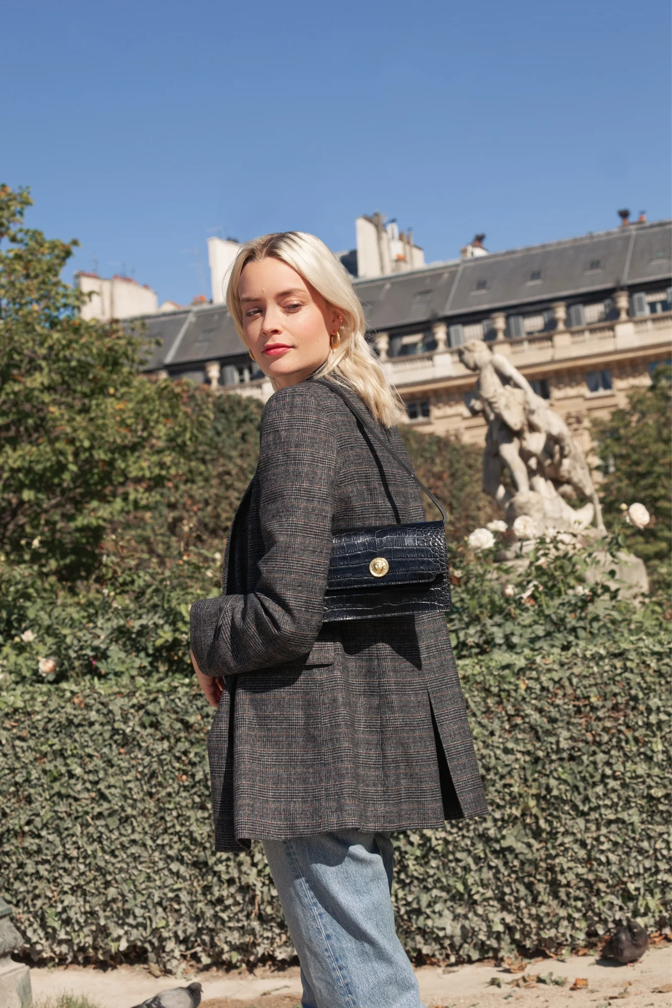 SAC LÉO CROCO NOIR - Image 5