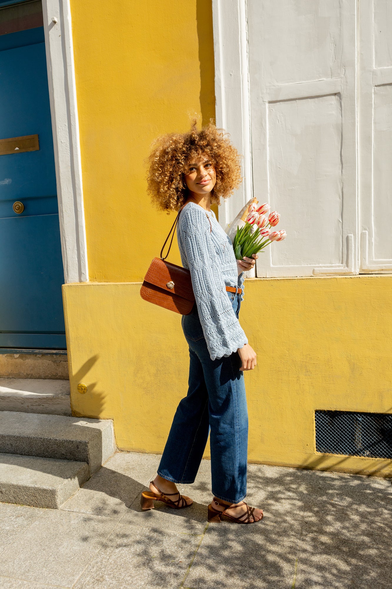 SAC ADÈLE CROCO CAMEL - Image 4