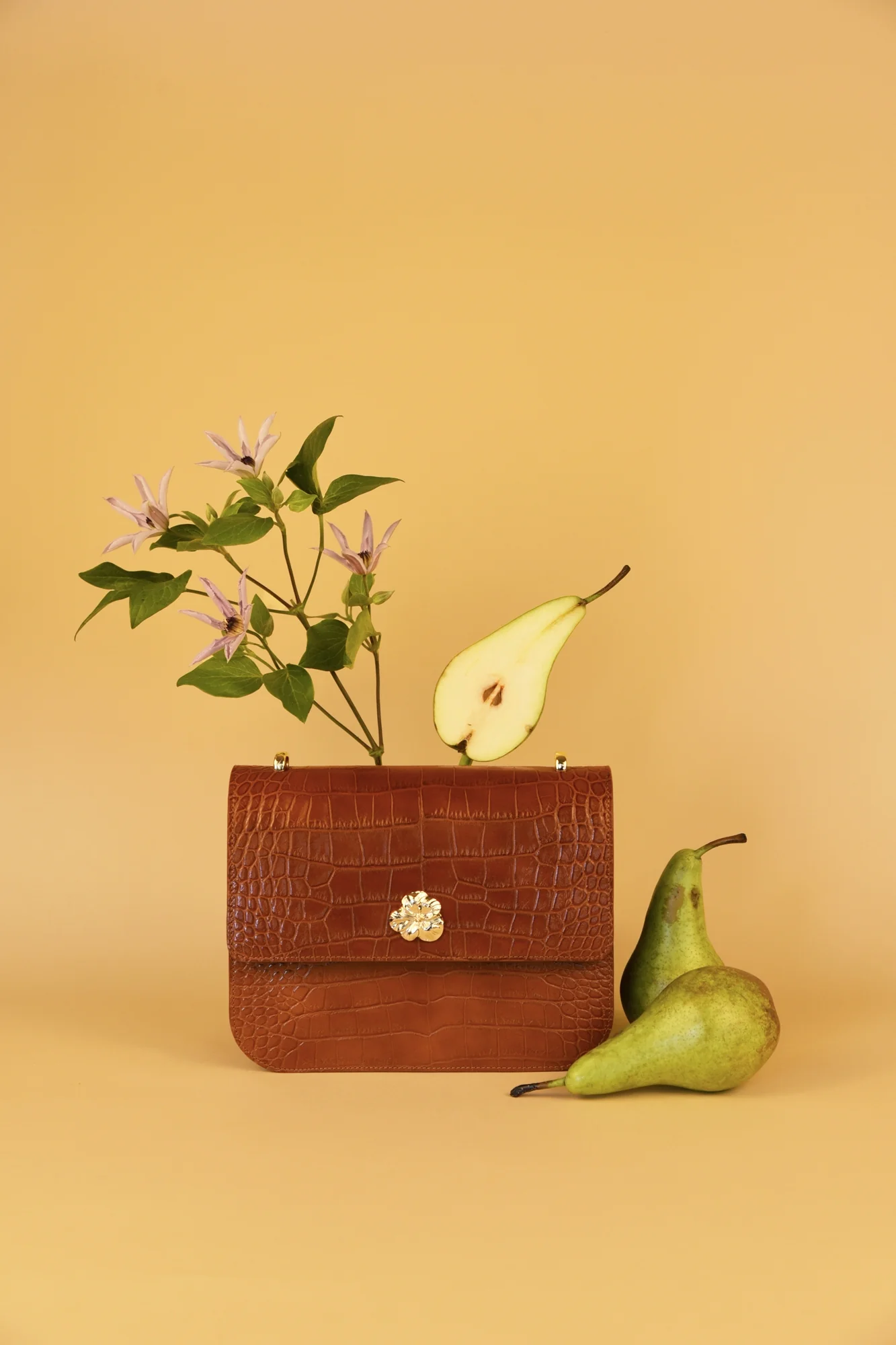 SAC ADÈLE CROCO CAMEL - Image 5