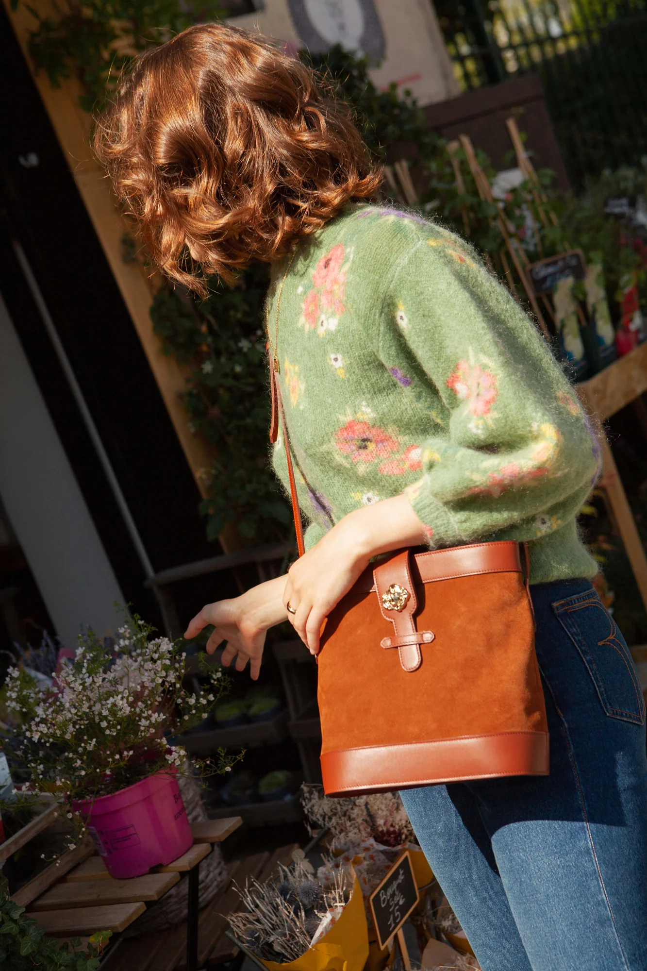 SAC ROSALIE VELOURS CAMEL - Image 3