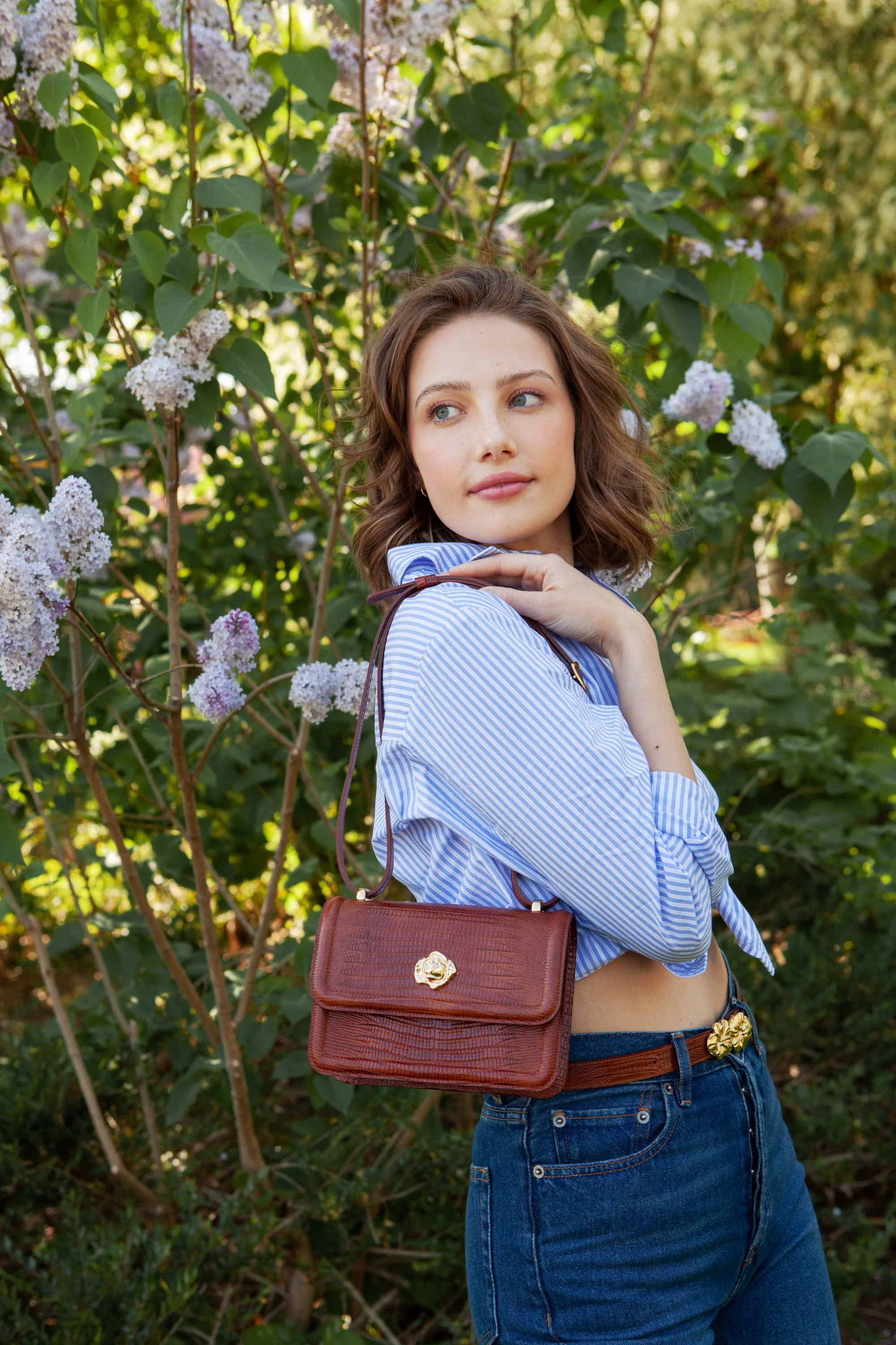 SAC ROSIE LÉZARD CAMEL - Image 4