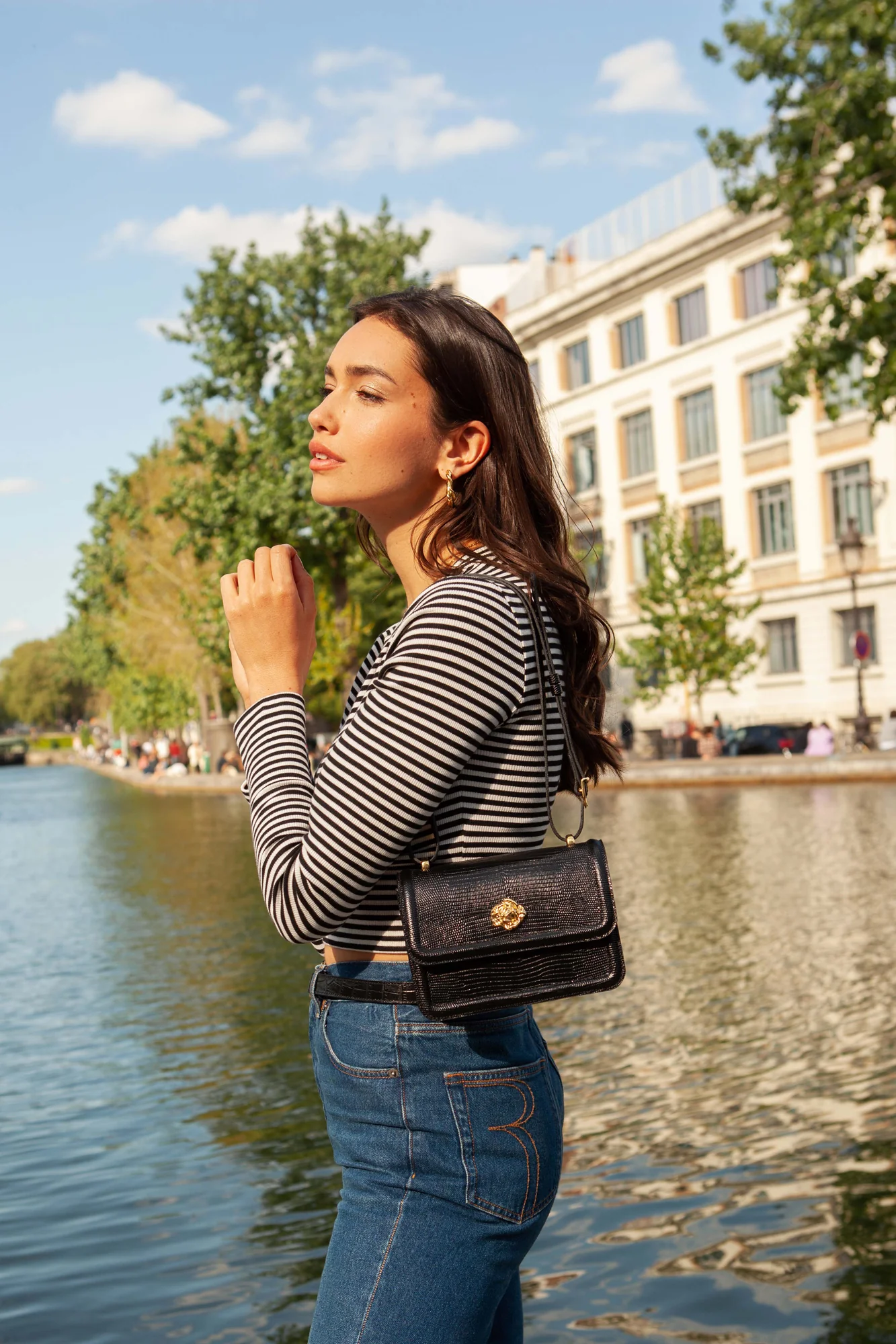 SAC ROSIE LÉZARD NOIR - Image 5